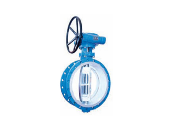 Double eccentric soft seal butterfly valve