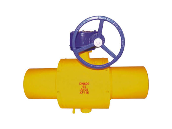 Heating gas fully welded fixed ball valve Q367F(H)-10/25/40/64 DN150-1000